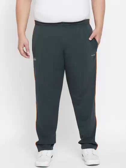 Plus Size Men Solid Straight-Fit Track Pants - image 3
