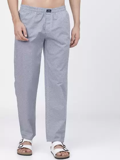 Men Checked Cotton Lounge Pants - image 3