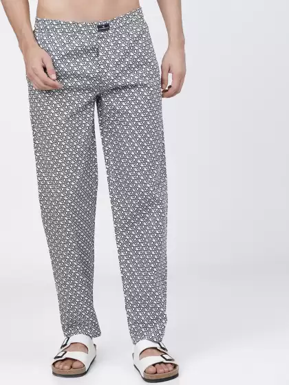 Men Printed Cotton Lounge Pants - image 3