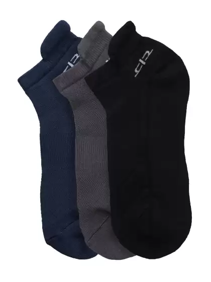 Men Pack of 3 Solid Bamboo Anti-Odour Ankle-Length Socks - image 3
