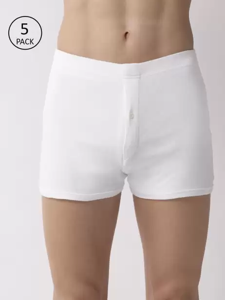 Men Pack Of 5 Solid Trunks - image 4