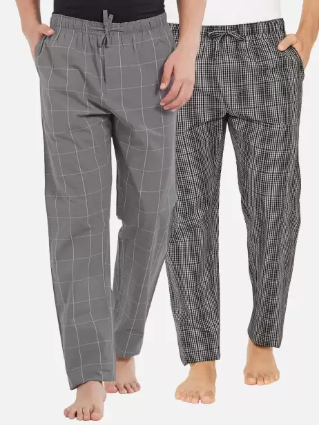 Men Pack Of 2 Super Combed Cotton Lounge Pants - image 4