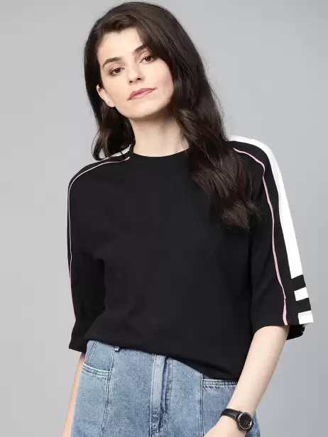 Relaxed Fit Round Neck T-shirt - image 4