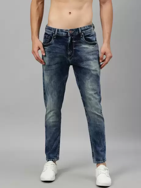 Men Slim Tapered Fit Jeans - image 4