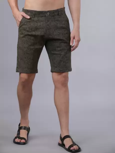 Men Slim Fit Regular Shorts - image 4