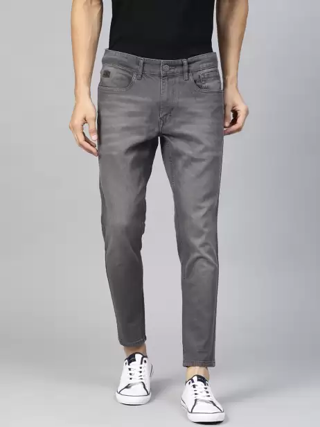 Men Skinny Fit Cropped Jeans - image 4