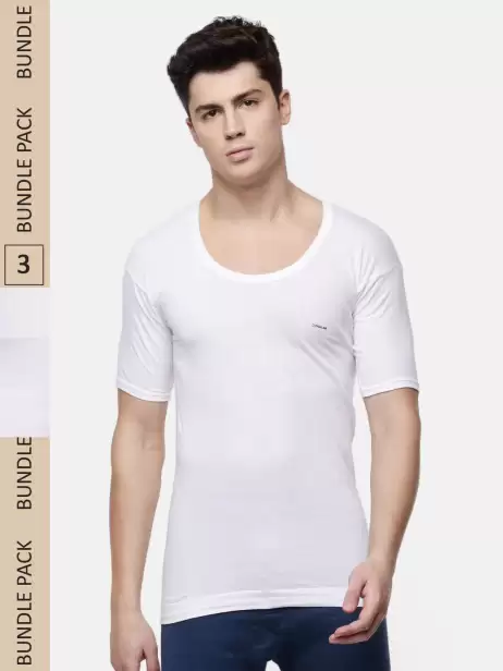 Men Pack Of 3 Innerwear Vests - image 4