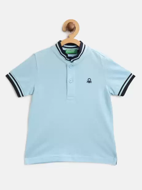 Boys Solid Polo Collar T-shirt - image 4