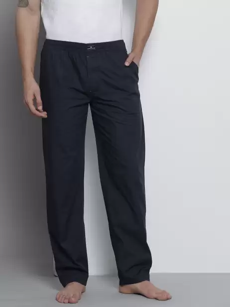 Men Solid Cotton Lounge Pants - image 4