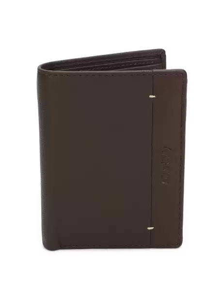 Men Solid Two Fold Wallet - image 4