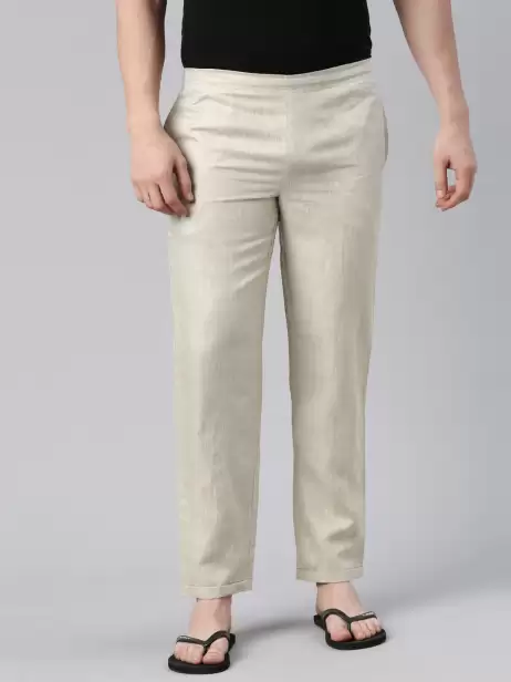 Men Solid Sustainable Lounge Pants - image 4