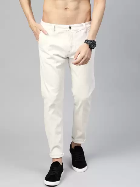 Men Slim Fit Chinos Trousers - image 4