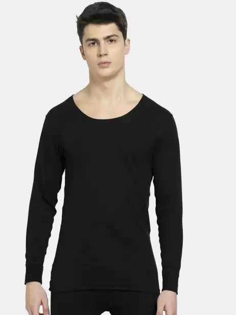 Men Solid Thermal Top - image 4