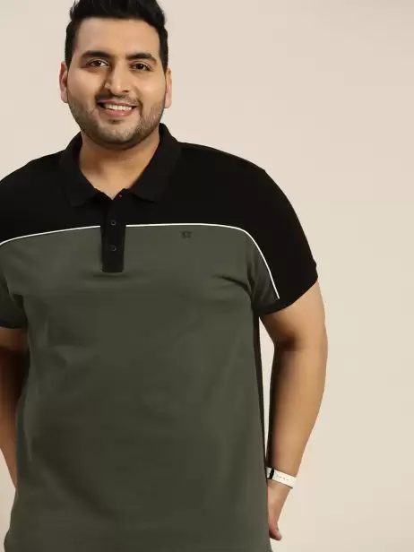 Plus Size Polo Collar T-shirt - image 4