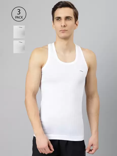 Men 3 Cotton Innerwear Vests - image 4
