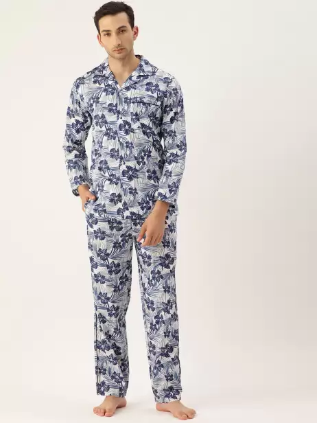 Men Printed Night Suit - image 4