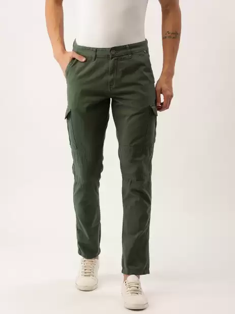 Men Slim Fit Cargos Trousers - image 4
