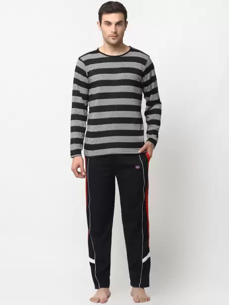 Men Pure Cotton Night Suit - image 4