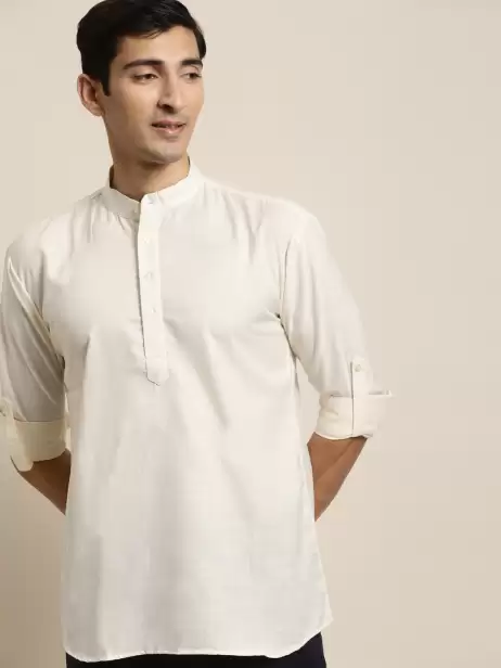 Men Above Knee Length Kurta - image 4