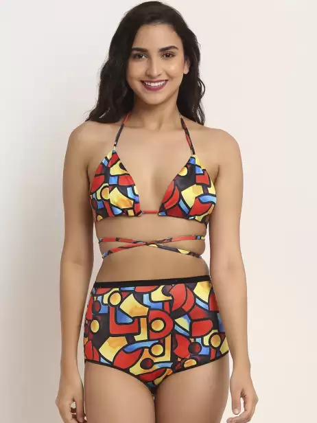 Women Printed Swim Bikini Set - image 4