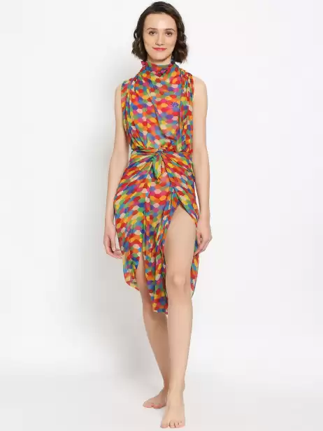 Women Printed Cover Up Sarong - image 4