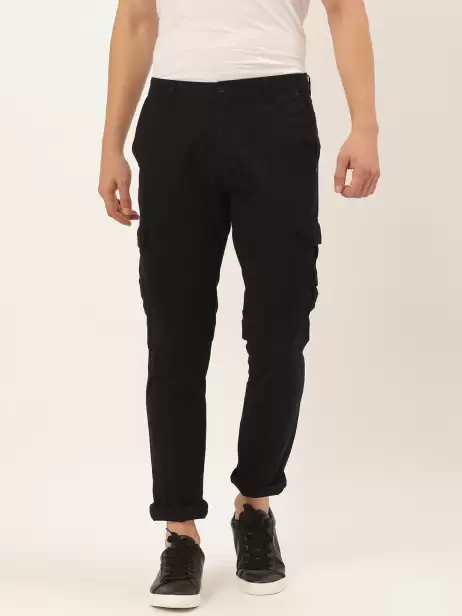 Men Slim Fit Cargos Trousers - image 4
