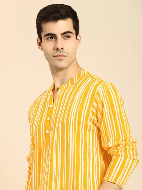Men Printed Kurta - image 4