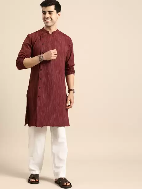 Men Pure Cotton Kurta Set - image 4