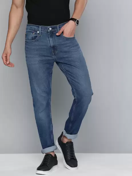 Men Tapered Fit High-Rise Jeans - image 4