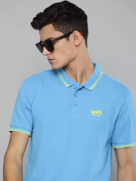 Men Polo Collar T-shirt - image 4