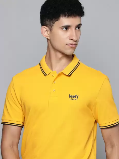 Men Polo Collar T-shirt - image 4