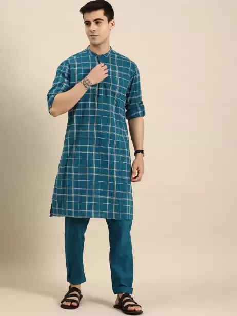 Men Kurta with Trousers - image 4