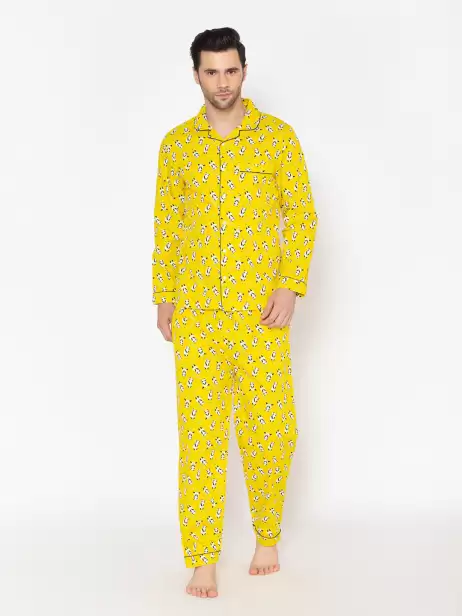 Men Printed Night Suit - image 4