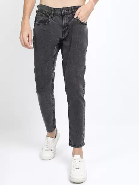 Men Tapered Fit Jeans - image 4