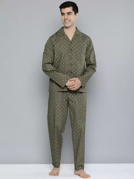 Men Printed Night suit - image 4