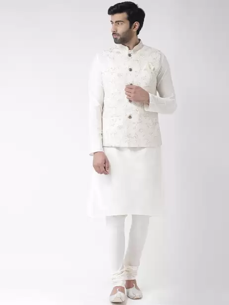 Men Kurta with Churidar - image 4