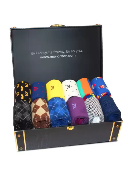 Men Pack Of 12 Calf-Length Socks - image 4