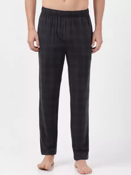 Men Checked Lounge Pants - image 4