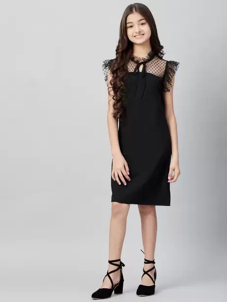Sheath Tie-Up Neck Dress - image 4
