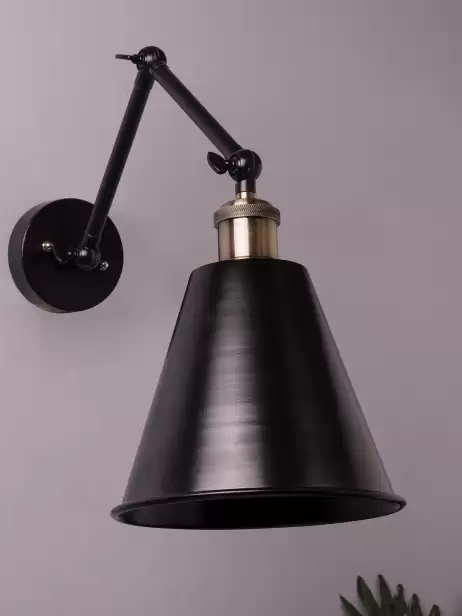 Solid Triple movement, Antique Gold Edison 360 Guard Shade Wall Lamp, Wall Lamps - image 4
