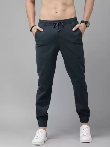 Men Slim Fit Cotton Joggers - image 4
