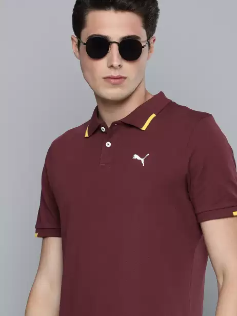 Men Solid Slim Fit T-shirt - image 4