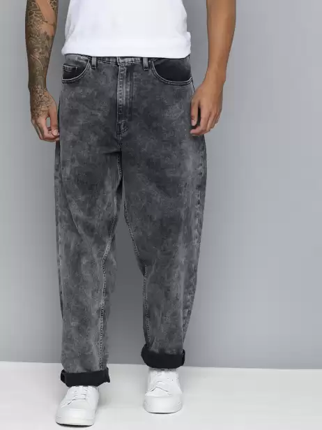 Men Baggy Tapered Fit Jeans - image 4
