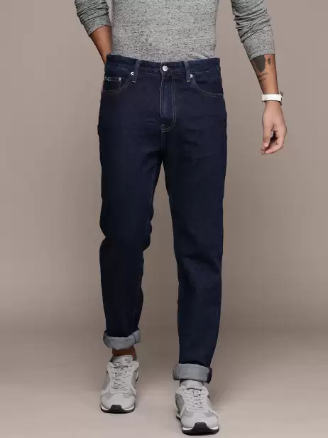 Men Tapered Fit Jeans - image 4