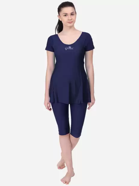 Women  Solid Single Piece Swimwear - image 4