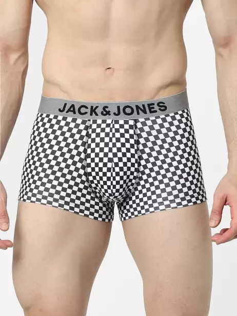 Men Checked Cotton Trunks - image 4