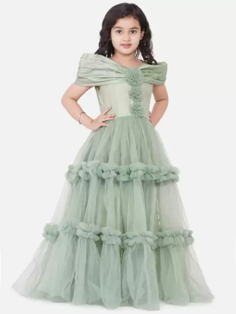 Embellished Net Maxi Dress - image 4