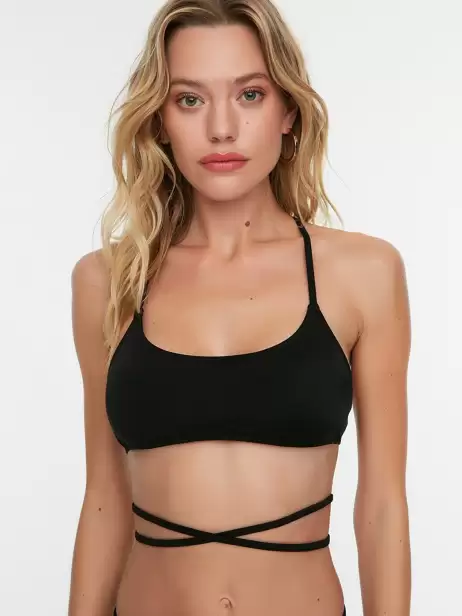Women Solid Swim Tops - image 4