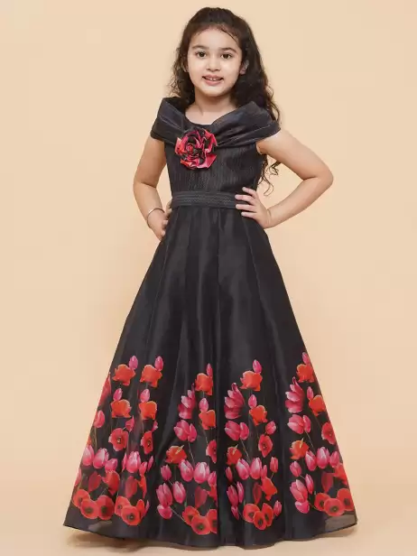 Floral Fit & Flared Maxi Dress - image 4