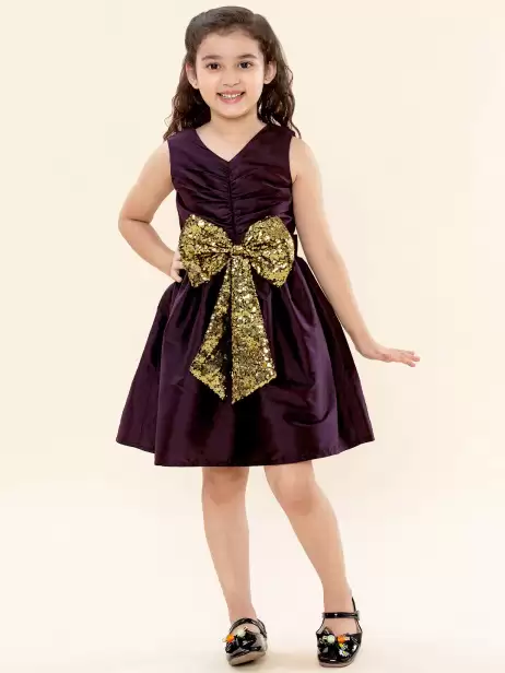 Girls Sequined Party Dress - image 4